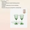 Wine Glasses Vintae reen Red Wine Cup lass oblet Champane Cup Cocktail Martini lass Home Drinkin Utensils Crystal Cup L49