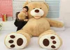 Funny 200cm Huge big America bear Stuffed animal teddy bear cover plush soft doll pillow cover without stuff baby toys4672625