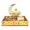 Assiettes de service plateau EID Storage Table Voleille en acrylique Fruit AL-FITr Desktop Decoration Party Supply