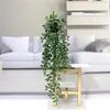 Decorative Flowers Peaceful With Fake Plants Natural Greenery 3pcs Eucalyptus Vine Hanging For Home Decor No Maintenance Green Children