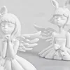 Majsterkowicz słodka anioła dziewczyna silikonowa forma 3D streszczenie aromaterapia gips ornament pleśń żywica żywica epoksydowa narzędzie do wystroju domu prezenty