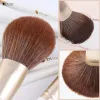 Kits Ducare 12pcs Makeup Brushes Natural Synthetic Hair Blush Eye Bleend Contour Foundation Powder Foundation Professional Making Up Tools White