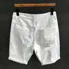 летние мужские шорты White Hole Shorts Fashion Pransed Jogger 5 очков короткие брюки 240409