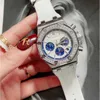 Designer Watch luxe automatische mechanische horloges Wang Ziwens multifunctionele chronograaf met een grote wijzerplaat en neutrale dames diamant inlay beweging polswatc