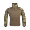 Spodnie emersongear taktyczny gen2 garnitur treningowe koszule Polecki mundur Zestaw MILSIM Outdoor Toraking Tops Tops Cargo Spodni Camo