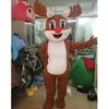 2024 Halloween Adult size Reindeer Mascot Costume Suits Adult Party Cartoon Custom fancy costume Cartoon theme fancy dress