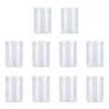 Storage Bottles 10 Pcs Cajas De Regalo Transparente Containers Lids Cookie Jar Home Organization Tea