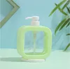 Vloeibare zeep dispenser handgerecht fles badkamer shampoo douchegel drukt type opslag 300/500 ml