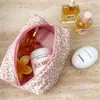 Cosmetische zakken Bloem bedrukte tas Zipper Opslag Organisator Make -up accessoire Toiletrie Handtas Pak Grote reis draagbaar