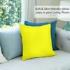 Kussen neon fluorescerend geel |Geel | neon geel/fluro gooi aangepaste sofa cover Christmas Pillowcase