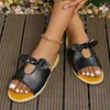 Slippers Summer Women Sandals Fashion Bow Femme pour les chaussures à bout ouvert décontracté