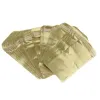 50 stks reclosable gouden OPP polypropyleen bevestigingszakken verpakking voor sieraden kleine ding houder