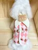 Winter Dog Clothes Harness Vest Puppy Costume Apparel Yorkshire Pomeranian Maltese Poodle Bichon Clothing Coat 240412