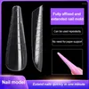 Nail Art Kits breiden het membraan plastic precieze schaalontwerp perfecte decoratie gemakkelijk te gebruiken producten transparant