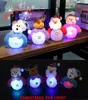 Eva pluche speelgoed kerstboom Luminous Snowman Doll Led verlichte poppen decoratie hanger ornamenten kinderen039S geschenken 2321241