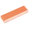 Cooling M.2 Heatsink Pure Copper Nvme M2 2280 SSD DIY 7 Fins Cooler With Thermal Pad For Desk Computer(2 Pcs)