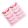 Faux cils 10 paires femmes fausses filles cils maquillage fournit des performances de cosplay