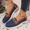 Casual Shoes Flats Chain Women Loafers Platform Sport Walking Dress Sneakers 2024 Summer Fashion Travel Mujer