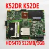 ASUS K52DR A52DE K52DE A52DR K52D K52DR ANA BARA HD 5470 512MB/1GB ekran kartı için Anakart K52DR dizüstü bilgisayar anakart