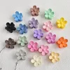 3,5 cm Corée Fleur Fleurie Coiffes Claw Clips Femmes Girls Crabes solides Mini Claws Hairs Ponytail Hairpin Barrette Headwear accessoires