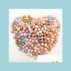 آخر 9 مم Sile Beads Food Grade Beading Pheming Round Colorf Diy Necklace Teether Jewelry Sensory Delive dhgarden dhiip