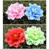 Fiori decorativi grandi motivi di peonia artificiale Sfondo di fiori rami di seta per decorazione per la casa