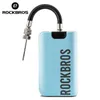 BreastPumps Rockbros Mini Electric Air Pump 20psi Inflator för bollar Portable Type-C laddningsbar inflator LED Digital Display Compressor 240413