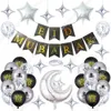 39pcs Moon Star Balloon Set for Eid Mubarak Festivat