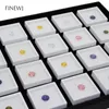 Jewelry Pouches Wholesale Gem Display Box Case Loose Diamond Storage Tool Coin Jar Show Tray Pot Gemstone Organizer Holder Container