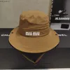 Miui Bag Cap Fashion Luxury Designer Dames Big Bimmed Fisherman Hat Hoge kwaliteit Same Style Mui Bucket Cap Fishing Hat Lousis Vouton Bag Beanie 79
