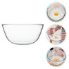 Bowls 2pcs Glass Bowl Salad Household Egg Beater Mixing Baking Tableware