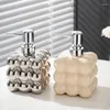 Liquid Soap Dispenser European-stijl keramische fles douchegel Shampoo Hand Sanitizer Press El huishoudelijk lotion opslag