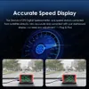 Vjoycar GPSすべての車のデジタルスピードメータープラグアンドプレイビッグフォントオンボードHUD 2色ディスプレイカーエレクトロニクスアクセサリ