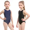 Women's Swimwear 2024 Solid Swimswear Elastic Child Swimsuit For Gril One-pieces Suits Bathing Clothing Swimming Train Swearing