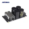 Amplifier AIYIMA 100A Amplifier Rectifier Filter Board Signal Power Supply Rectifier Filter 50V 63V 80V 100V Capacitor For Audio Amplifier