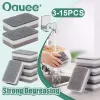 3-15PCS Pot Washing Sponges Double-sided Cleaning Spongs Household Scouring Pad Wipe Dishwashing Sponge Cloth Dish Kitchen Tools