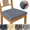 Chair Covers 1piece Seat Cover Elastic Protection Slippers Armless Suitable For Home Dining Kitchens