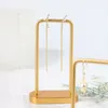 Smyckespåsar Creative Earring Stand Rack Ear Studs Live Stall Shooting Prop Metal Display Holder