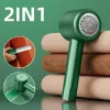 2 in 1 Portable Electric Lint Remover Rechargeable Hair Ball Trimmer Couch Pill Lint Cleaning Shaver with Sticky Lint Roller