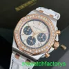 Słynny zegar na nadgarstek Royal Oak Offshore Series 26234sr sam oryginalny diamentowy biały pateln