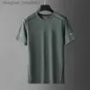 Herrtröjor tröjor stor storlek l-7xl 8xl 9xl sommaren andningsbara mesh mens snabbt torkning av t-shirt tröja nylon t-shirt som kör cool t-shirt c240412