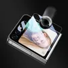 Pour Samsung Galaxy Z Flip 5 5G Protecteur d'écran de dos en verre trempé pour Galaxy Z Flip5 3D Camerie de caméra Couverture en verre