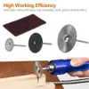 88st Cutting Wheel Set HSS Circular Saw Blade Wood Plastic Metal Cutting Disc Hjul för mini Drill Rotary Tool Tillbehör