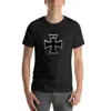 Men's Polos Iron Cross T-Shirt Plain Summer Tops Mens Graphic T-shirts Hip Hop