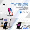 Chargers for Samsung Galaxy S23 Ultra S23 S23+ Qi Wireless Charger Induction 30W Fast Charging Pad Wireless Charger