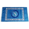 Flagg till Italien SSC Napoli FC 3x5ft 150x90cm DPrinting 100d Polyester Inomhusut utomhusdekoration med mässing Grommets 8547396