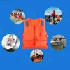 Life Vest Buoy Outdoor Rescue Jacket Flying Fishing Jacket Reflection Rescue Assistance Adult Rescue Vest Rowing Surfing Drifting Adult Rescue Vestq240412