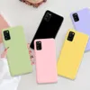 Étui liquide TPU à silicone souple pour Samsung Galaxy S20 S21 S22 S23 plus Note 20 Ultra S21 FE 5G Back Cover Fundas