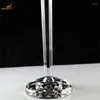 Candle Holders Style 100cm Tall Clear Glass Wedding Centerpiece Crystal 5 Arms Candelabra For Party And Mariage Decoration