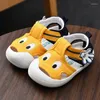 First Walkers Cartoon Baby Kids Canvas Shoes 1-4T Toddler Anti-collision Soft Sole Girl Boy